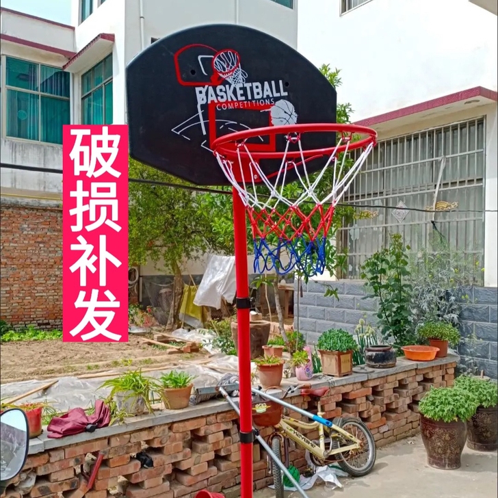 增强版篮球架青少年成人投篮框铁杆铁框可升降...