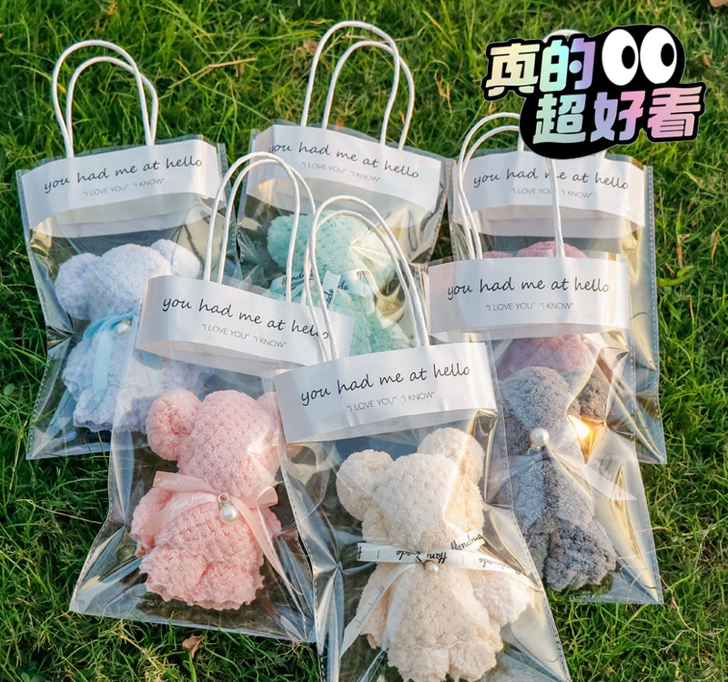 全新 小熊造型毛巾