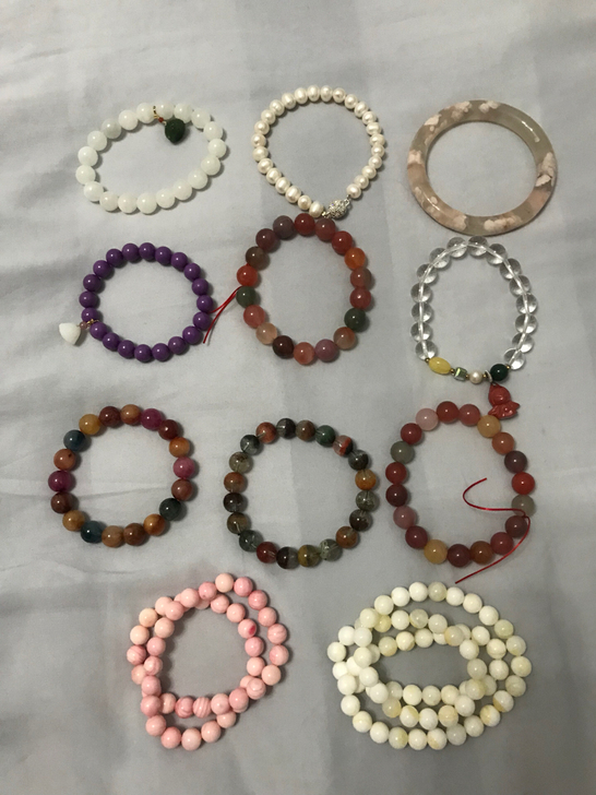 水晶出坑，买太多来不及戴，出一些