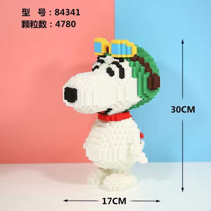 超大史努比拼装益智玩具男女海成年高难度迪士尼