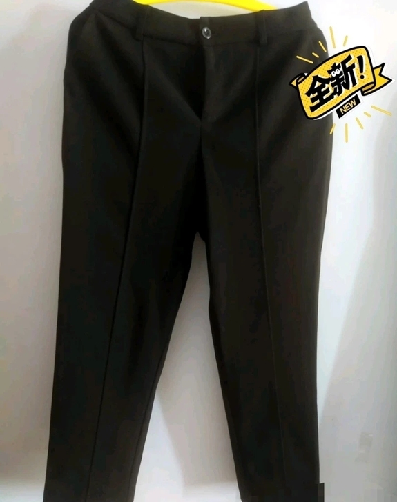 秋冬全新毛呢萝卜哈伦裤，L码。