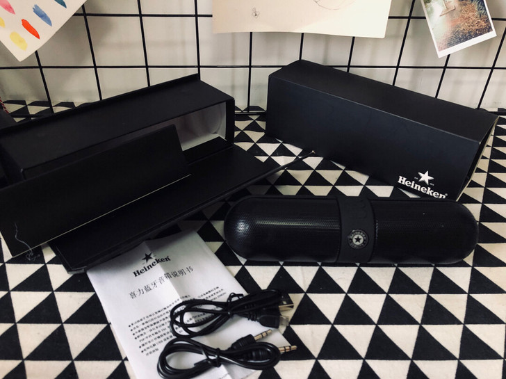 Heineken胶囊蓝牙音响mini音箱高...