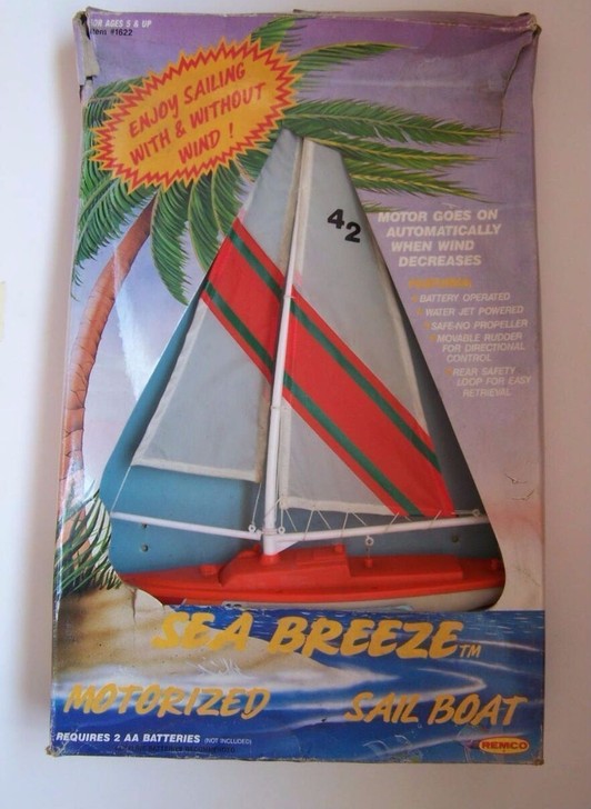 1986年,帆船,带原盒子,非常少见。