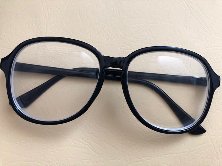 450度黑色大框防辐射近视眼镜