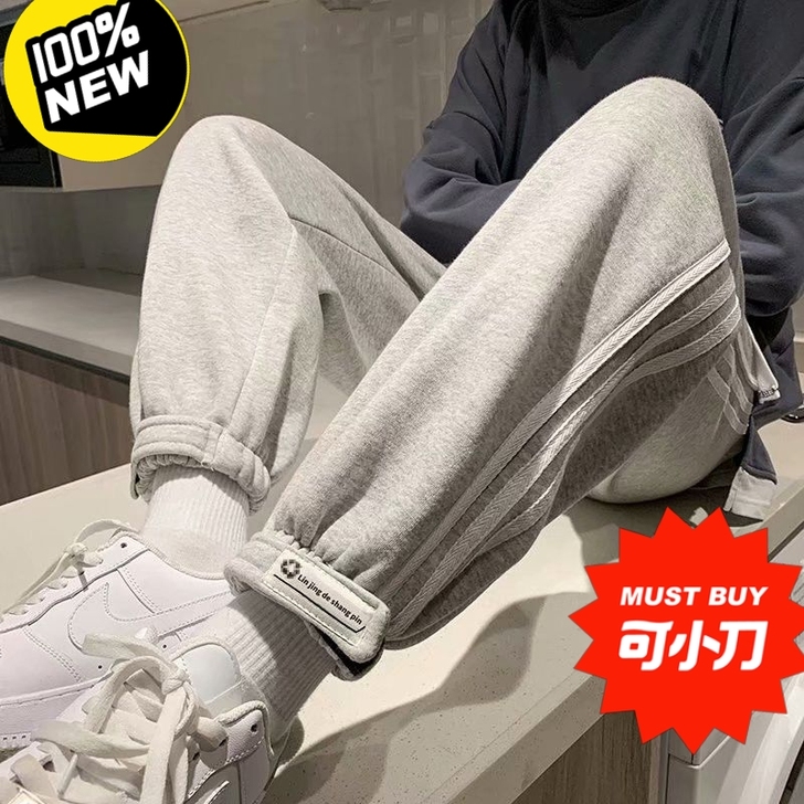 卫裤男春夏潮流宽松抽绳休闲裤韩版直筒帅气百...