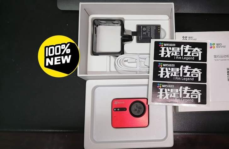 全新:萤石S5运动相机，一台红色的。600...