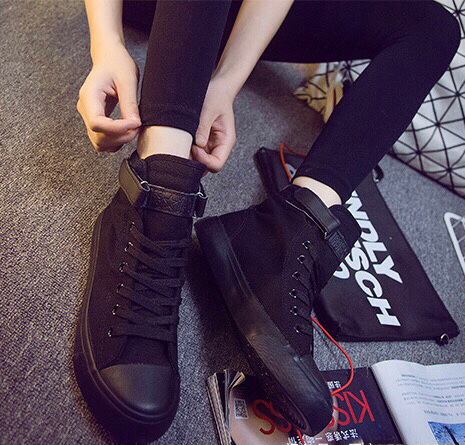 飞耀高帮帆布鞋38码全新