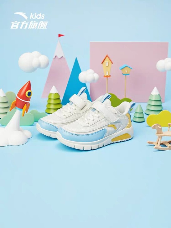 安踏儿童运动鞋2021夏季新款女童时尚休闲...