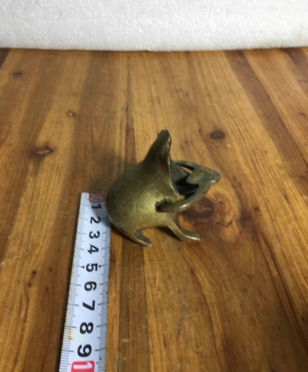 日本回流铜蛙烟灰缸！！！！！