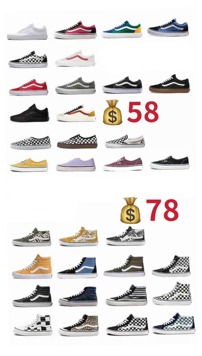 万斯范斯万斯帆布鞋Vans低帮os黑白经典...