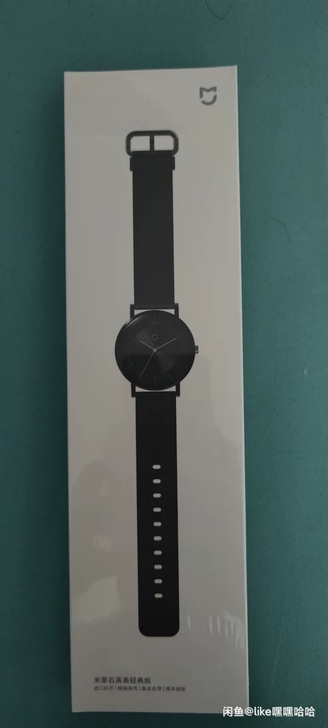 米家石英表经典版，黑色和蓝的，没有计步功能...