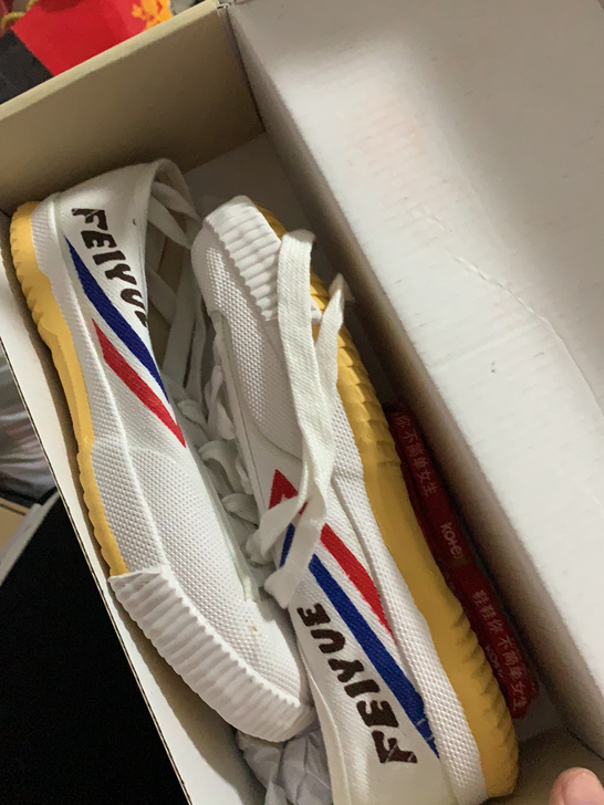 飞跃球鞋和高洁丝联名款，36码，两款鞋带，...