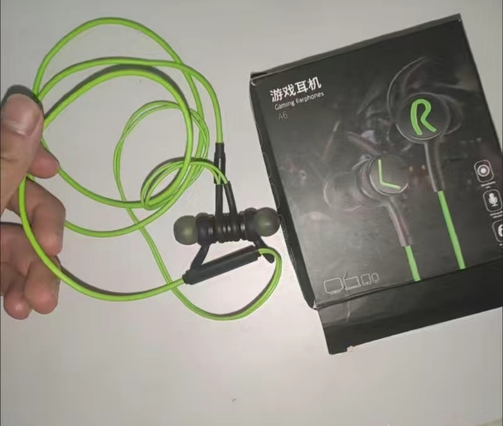 蓝悦A6黑鲨游戏耳机入耳式电竞吃鸡电脑手机...