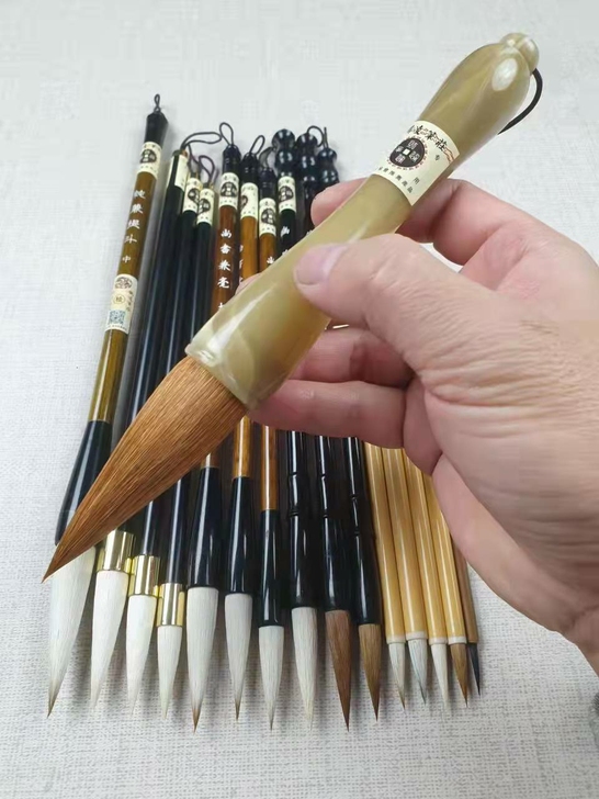 吐血100元16支全新毛笔亏本出！ 偏远地...