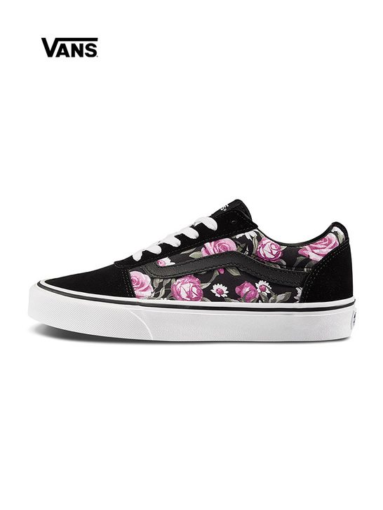 Vans范斯官方 正品彩色女鞋低帮板鞋运动...