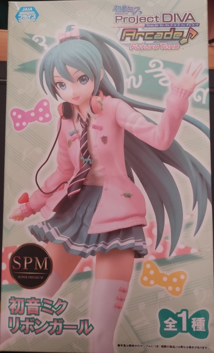 【出】世嘉初音未来蝴蝶结女孩，全新未拆封，...