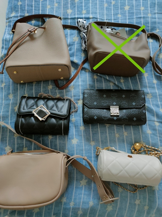 白色圆筒包，牛皮包  可小刀