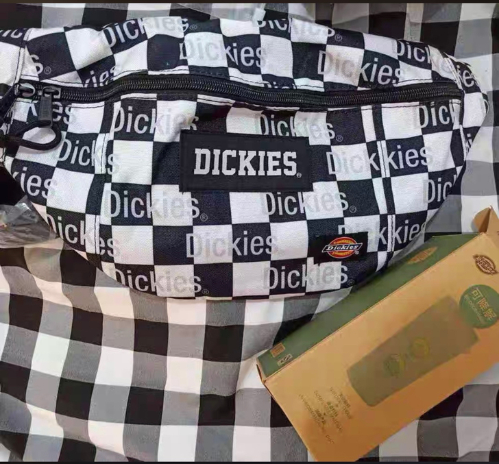 正品帝客Dickies斜挎包男潮牌腰包in...