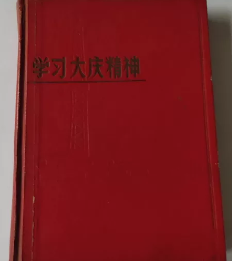 一本老日记本，学习大庆精神，一本里就两张写...