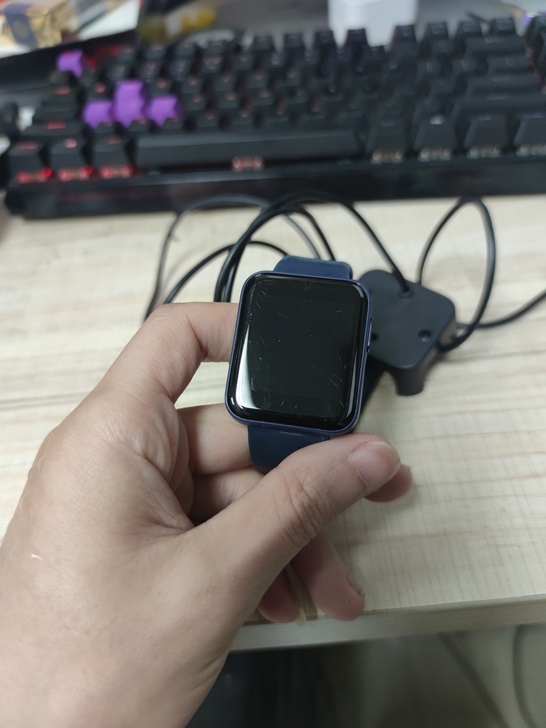 小米Redmi Wacth水墨蓝智能手表红...