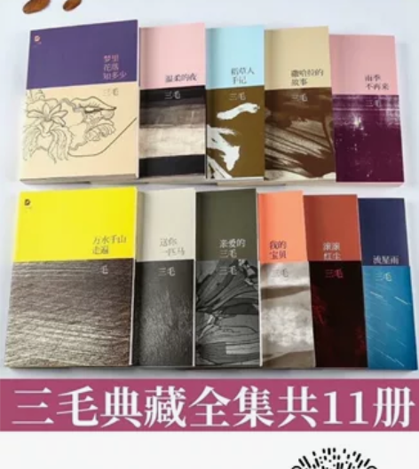 【全新塑封】三毛作品全集全套11册雨季不再...