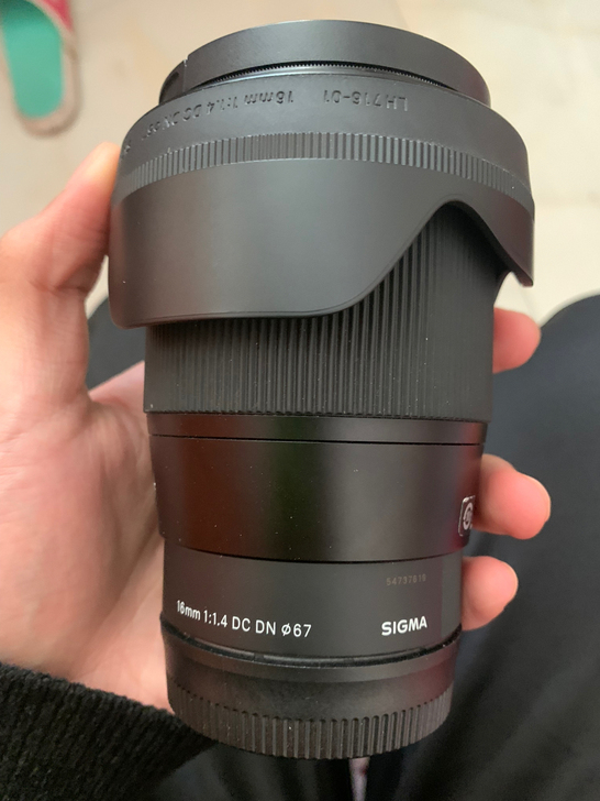 品牌型号：适马16mm1.4定焦镜头 转手...