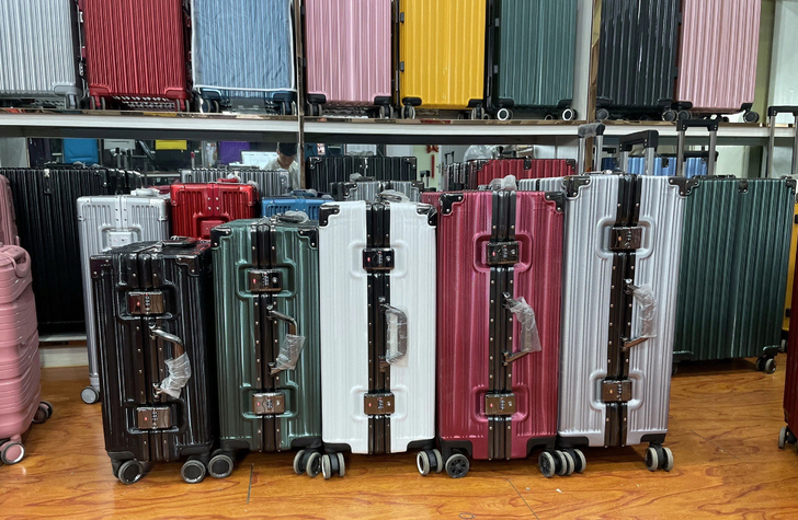 实体店不开了，全新异形款拉杆箱处理了，铝框...