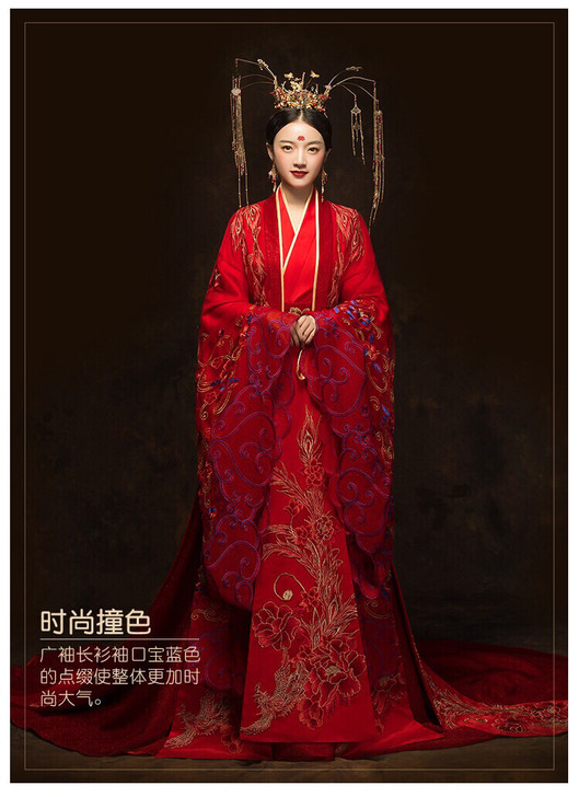 婚礼婚服汉服，做工精致，我是作出门服穿了，...