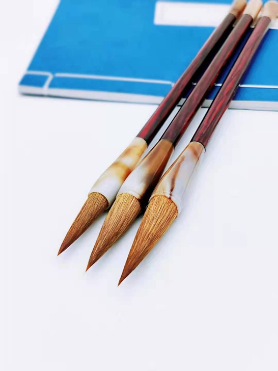 低价处理纯狼毫中大楷 ，三支一套，