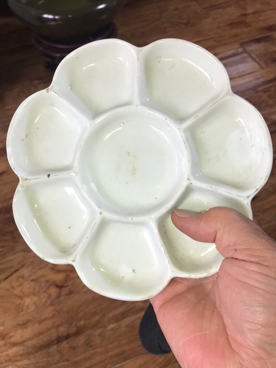 调色盘七八十年代的文房用品，调色盘，全品相...