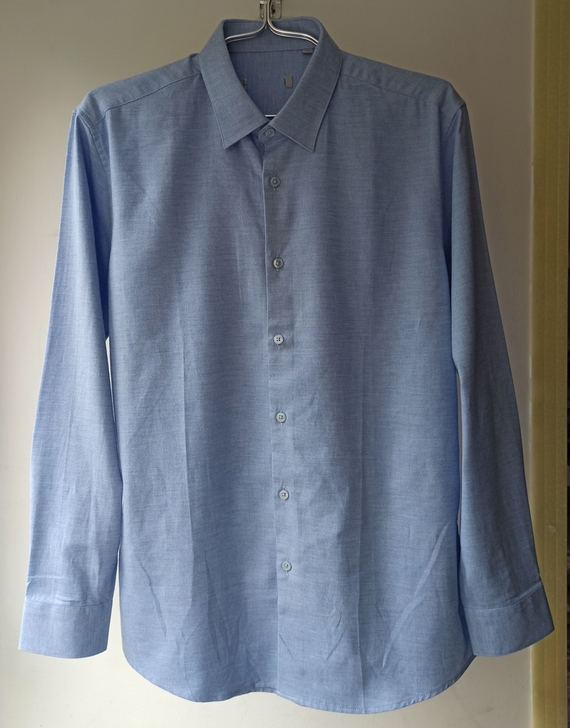 全新 原价198  秋季男士磨毛简约休闲衬...