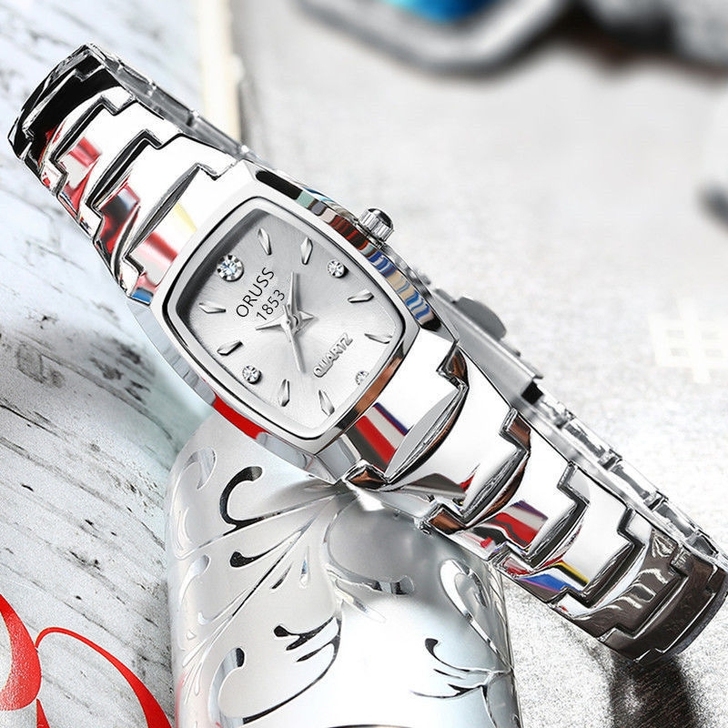 香港全自动机械表女时尚潮流防水夜光钨钢带女...