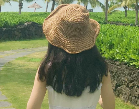 小清新草帽女夏季遮阳帽时尚防晒凉帽沙滩帽