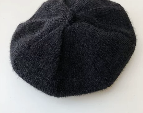 贝雷帽女潮日系甜美可爱画家帽复古百搭纯色帽...