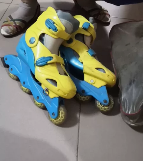 7成新38码单排旱冰鞋，不需要了，没用过，...