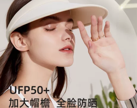 遮阳帽 遮阳帽遮脸太阳帽uvno防晒帽女防...
