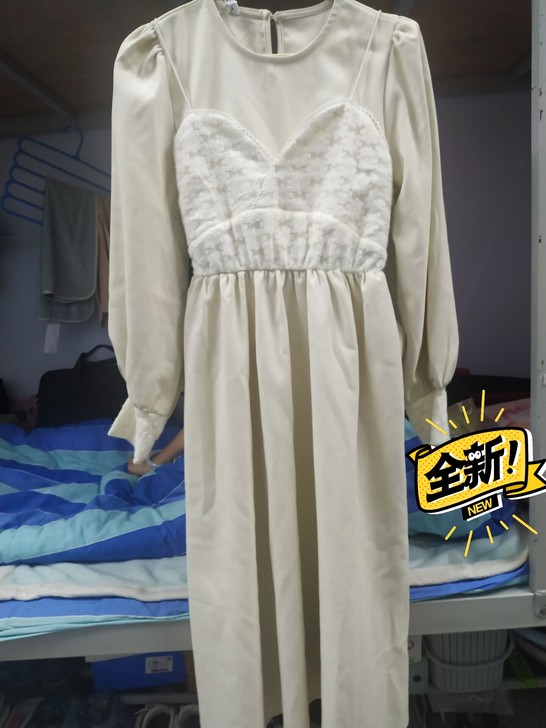 春秋款淡色仙女长裙，155以上，120斤以内