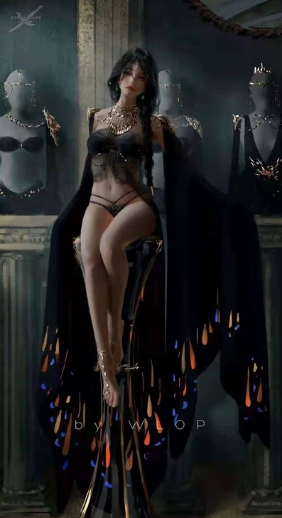 【彩铅手绘】【私人订制】鬼刀 风铃公主，价...