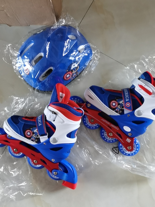 麦斯卡专业溜冰轮滑鞋儿童初学者女童平花旱冰鞋