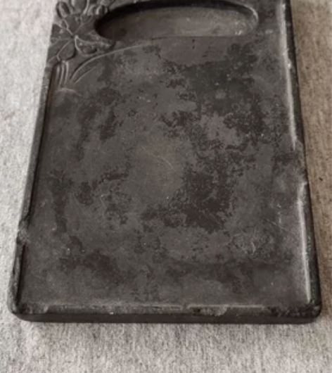 古玩杂件,清代端砚,传世品,石质细腻,边沿...