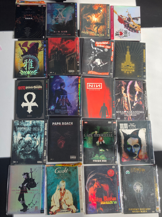 重金属摇滚乐 视觉系mv现场dvd哥特恐怖...