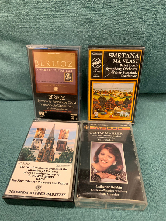 美国出品古典音乐磁带四个打包，柏辽兹幻想交...