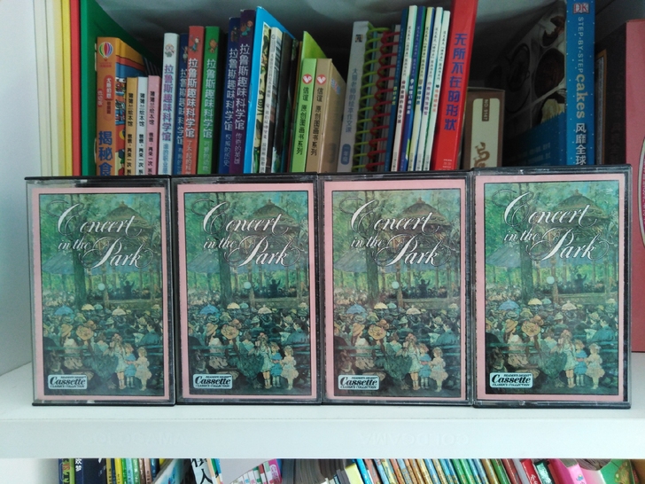 原版音乐磁带4盒打包，芭蕾，古典，轻音乐等...