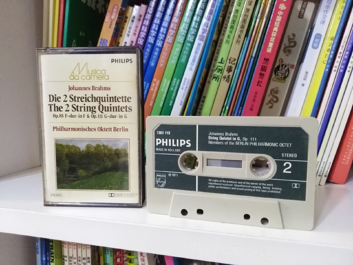飞利浦古典音乐磁带,勃拉姆斯2首弦乐五重奏...