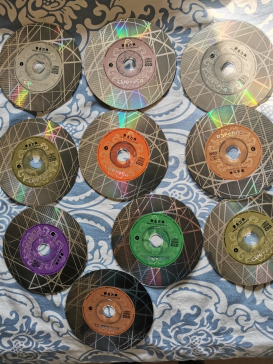 黄金古典外国名曲交响乐CD光盘，共十张一套
