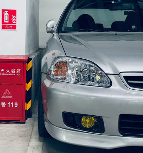 全新depo ek1透明大灯一对  标价即...