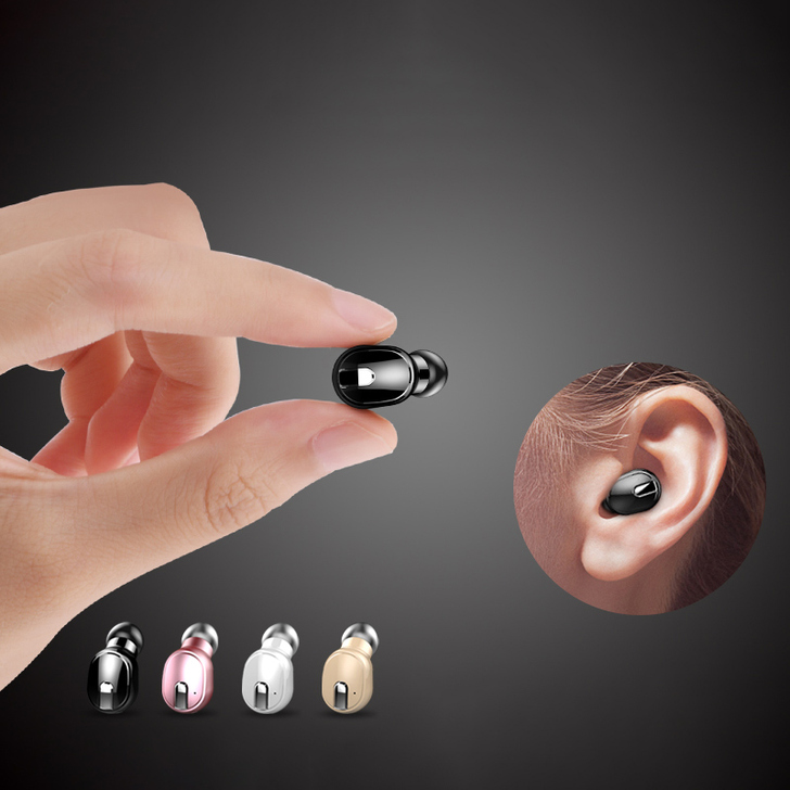 雅兰仕R1无线蓝牙耳机隐形迷你运动男女微小...