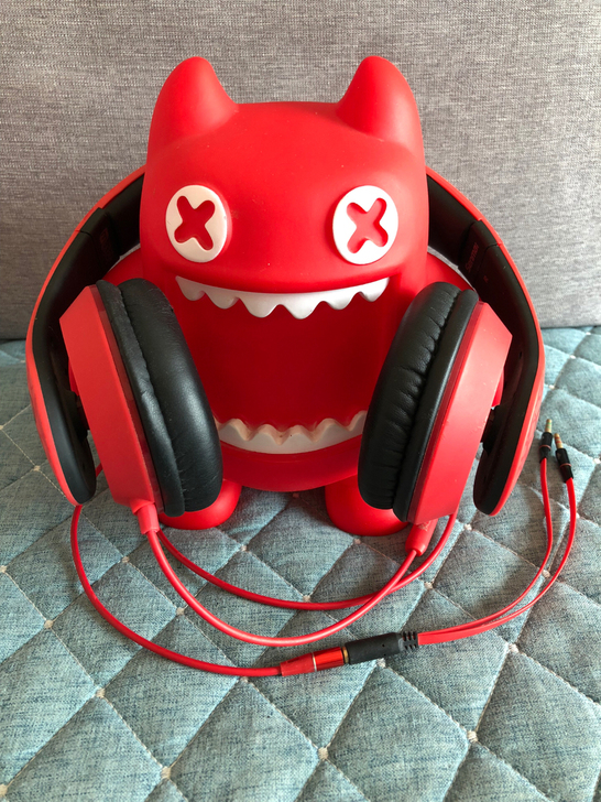 森麦 魔鬼猫音魔耳机头戴式  重低音音乐带...