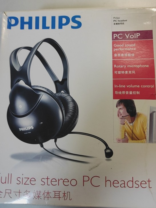 飞利浦耳机+麦克  包装一般   耳机全新...
