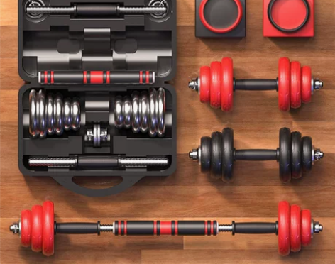 【88狂欢价】朗威哑铃 男士健身 电镀20...